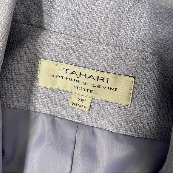 Tahari periwinkle fitted blazer - Picture 4 of 8